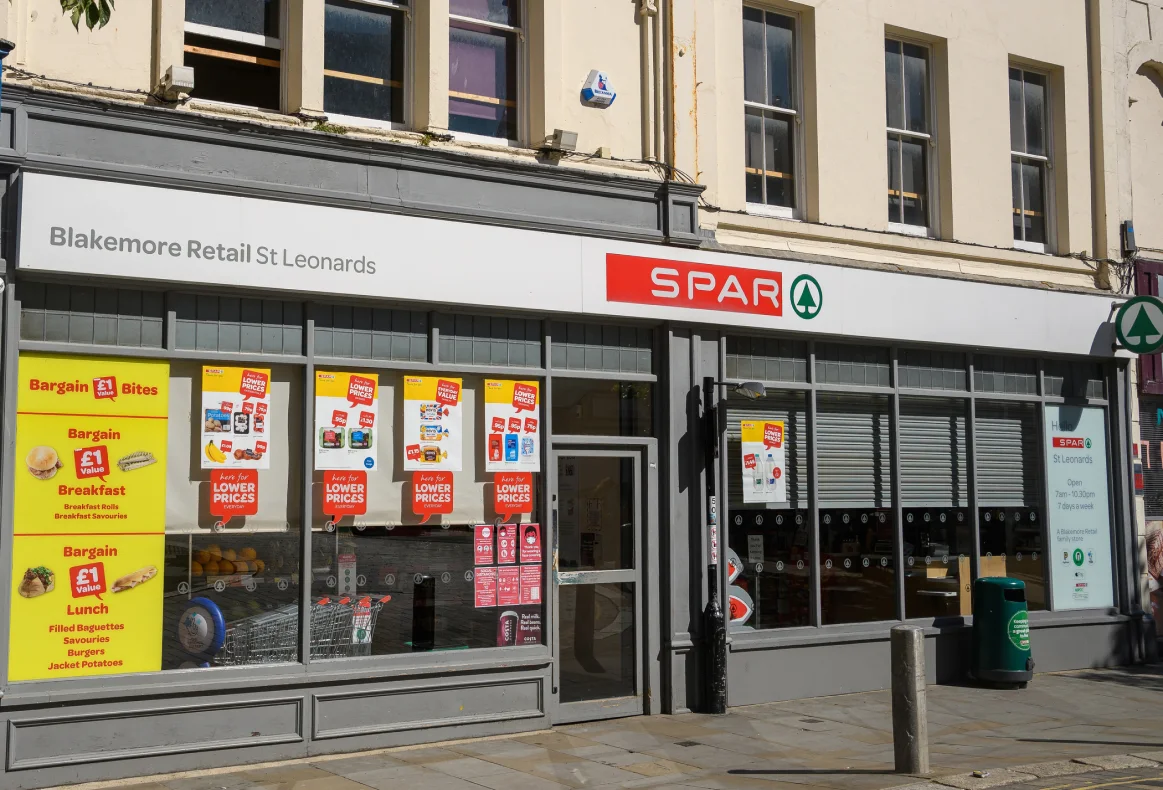 Spar storefront